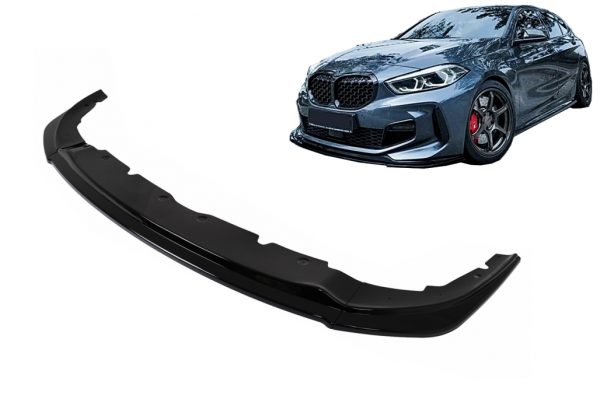Μπροστινό lip spoiler Spoiler για BMW 1 Series F40 M Sport (2019-Up) Piano Black