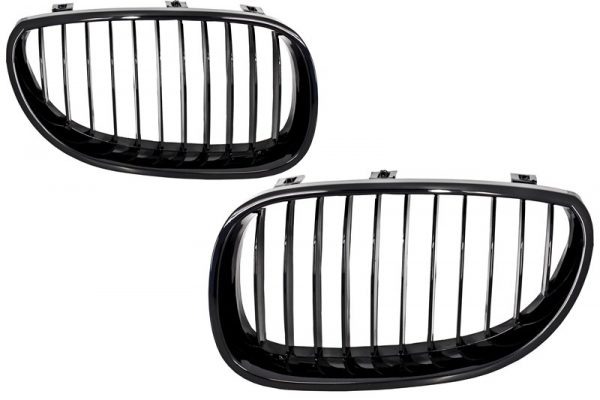 Μάσκες Καρδιές για BMW 5 Series E60 (2003-2009) Piano Black