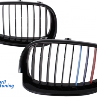 Μάσκες Καρδιές για BMW 5 Series E60 E61 Sedan Touring (2003-2009) Piano Black 3 Colors M-Power Design