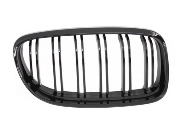 Μπροστινός Kidney Grilles για BMW 3 Series E90 E91 LCI (2008-2011) Double Stripe M Design Piano Black - Image 3