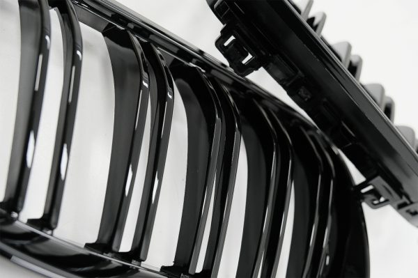 Μπροστινός Kidney Grilles για BMW 3 Series E92 E93 Coupe Convertible PreLCI (2006-2009) Double Stripe M-Package Sport Design - Image 3
