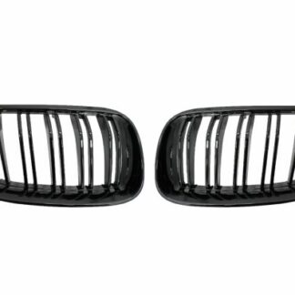 Μπροστινός Kidney Grilles για BMW 3 Series E92 E93 Coupe Convertible PreLCI (2006-2009) Double Stripe M-Package Sport Design