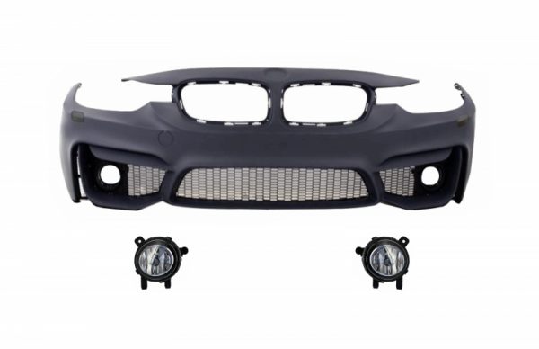 Μπροστινός Προφυλακτήρας για BMW 3 Series F30 F31 (2011-up) με φώτα ομίχλης M3 Design