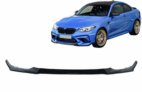 Μπροστινός Προφυλακτήρας Lip Spoiler για BMW 2 Series F87 M2 (2016-2020) Piano Black