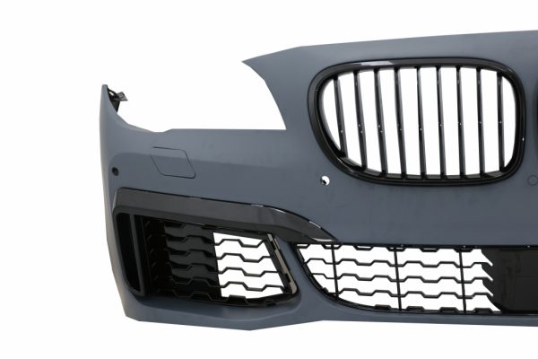 Μπροστινός Προφυλακτήρας με Grilles για BMW 7 Series F01 F02 (2009-2015) M760 Look - Image 2