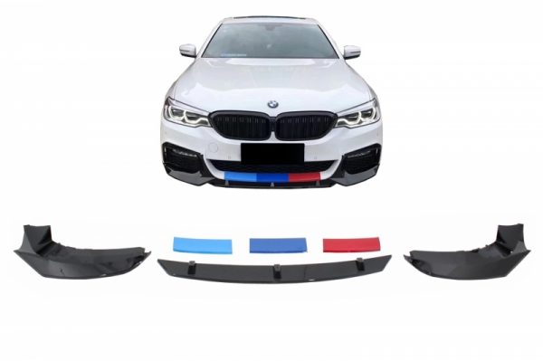Μπροστινός Προφυλακτήρας Spoiler για BMW 5 Series G30 G31 Limousine Touring (2017-up) M5 Design Piano Black