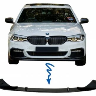 Μπροστινός Προφυλακτήρας Spoiler Lip για BMW 5 Series G30 G31 Limousine Touring (2017-up) M Sport Design Piano Black