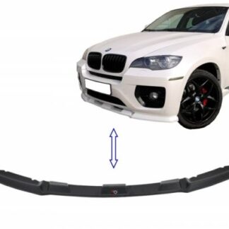 Μπροστινός Προφυλακτήρας Spoiler Spliter Extension Lip για BMW X6 E71 (2008-2010) Black