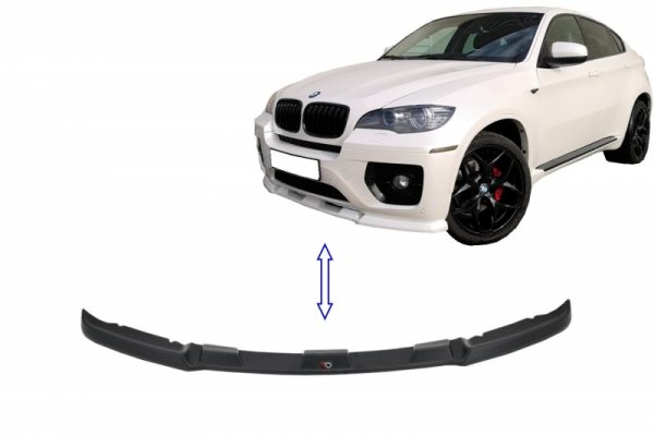 Μπροστινός Προφυλακτήρας Spoiler Spliter Extension Lip για BMW X6 E71 (2008-2010) Black