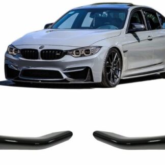 Μπροστινός Προφυλακτήρας Spoiler Splitters Flaps για BMW F80 M3 F82/F83 M4 (2014-2019) Piano Black