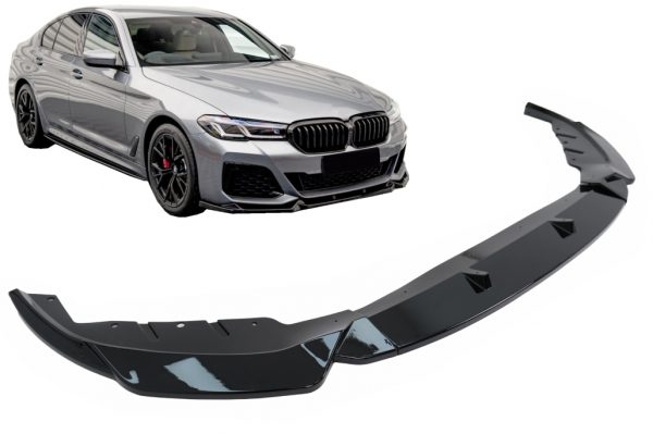Μπροστινό Spoiler Lip για BMW 5 Series G30 G31 LCI (07.2020-up) M Sport Design Piano Black