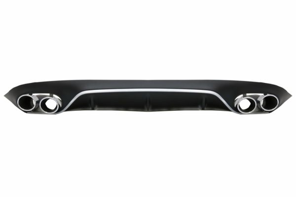 Πίσω Diffuser & Exhaust Tips για Mercedes E-Class C238 A238 AMG Sport Line Coupe Cabrio (2016+) E53 Design Silver Edition - Image 2