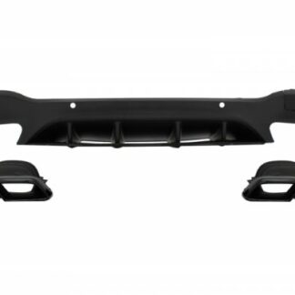 Πίσω Diffuser για Mercedes GLC X253 SUV (2015-07.2019) GLC63 Black Night Package Design