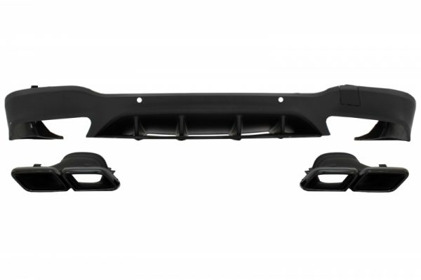 Πίσω Diffuser για Mercedes GLC X253 SUV (2015-07.2019) GLC63 Black Night Package Design