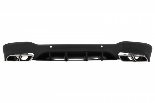 Πίσω Diffuser για Mercedes GLC X253 SUV (2015-07.2019) GLC63 Exhaust Muffler Tips Silver - Image 2