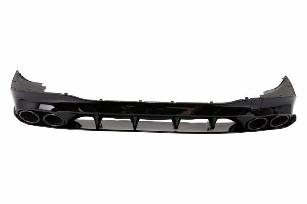 Πίσω Diffuser και Exhaust Tips για Mercedes CLA X118 Shooting Brake C118 Coupe Sport Line (2019-up) CLA45S Design Aerodynamic Night Package - Image 2