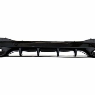 Πίσω Diffuser και Exhaust Tips για Mercedes CLA X118 Shooting Brake C118 Coupe Sport Line (2019-up) CLA45S Design Aerodynamic Night Package