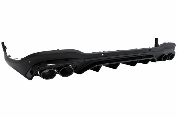 Πίσω Diffuser με Black Exhaust Muffler Tips για Mercedes GLC SUV X253 Facelift (2020-) GLC43 Design Night Package - Image 3