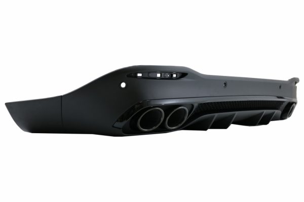 Πίσω Diffuser με Black Exhaust Muffler Tips για Mercedes GLE W167 SUV V167 Sport Line (2019-Up) GLE53 Design Night Package - Image 2