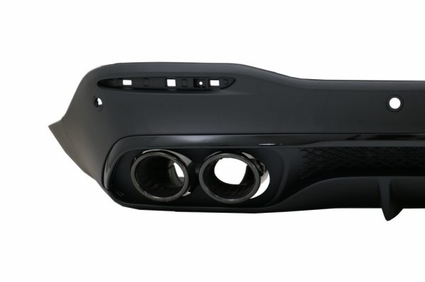 Πίσω Diffuser με Black Exhaust Muffler Tips για Mercedes GLE W167 SUV V167 Sport Line (2019-Up) GLE53 Design Night Package - Image 3