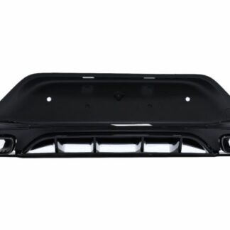 Πίσω Diffuser με Exhaust Black Muffler Tips για Mercedes GLC Coupe Facelift C253 (2020-up) GLC63 Design