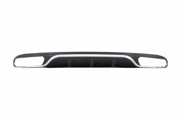 Πίσω Diffuser με Exhaust Muffler Tips για Mercedes E-Class W213 S213 Standard (2016-2019) E63 Design Black - Image 3