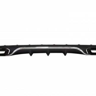 Πίσω Diffuser με Exhaust Muffler Tips για Mercedes E-Class W213 S213 Standard (2016-2019) E63 Design Black