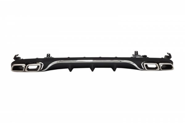 Πίσω Diffuser με Exhaust Muffler Tips για Mercedes E-Class W213 S213 Standard (2016-2019) E63 Design Chrome Edition - Image 2