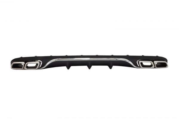 Πίσω Diffuser με Exhaust Muffler Tips για Mercedes E-Class W213 S213 Standard (2016-2019) E63 Design Chrome Edition