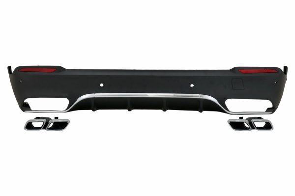 Πίσω Diffuser με Exhaust Muffler Tips για Mercedes GLC X253 SUV (2015-07.2019) equipped Standard Package