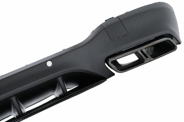 Πίσω Diffuser με Exhaust Muffler Tips για Mercedes GLC X253 SUV (2015-07.2019) Night Package Design - Image 2
