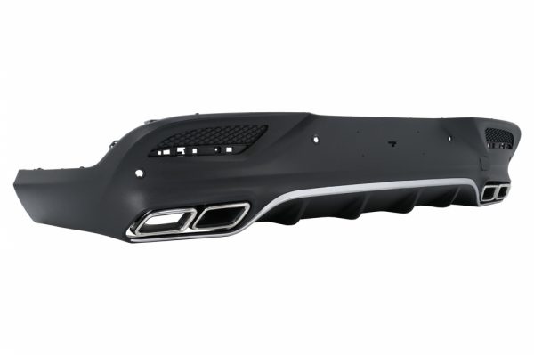 Πίσω Diffuser με Exhaust Muffler Tips για Mercedes GLE Coupe C292 Sport Line (2015-2019) Chrome Edition GLE63 Design - Image 2