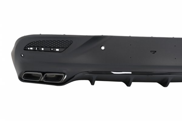 Πίσω Diffuser με Exhaust Muffler Tips για Mercedes GLE Coupe C292 Sport Line (2015-2019) Night Package GLE63 Design - Image 3