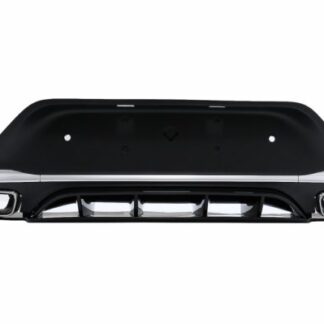 Πίσω Diffuser με Exhaust Silver Muffler Tips για Mercedes GLC Coupe Facelift C253 (2020-) GLC63 Design