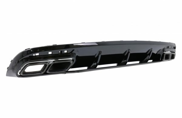 Πίσω Προφυλακτήρας Air Diffuser με Black Muffler Tips για Mercedes S-Class C217 Coupe (2014-2020) S63 Facelift Design - Image 2