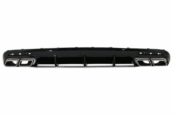 Πίσω Προφυλακτήρας Air Diffuser με Chrome Muffler Tips για Mercedes S-Class C217 Coupe (2014-2020) S63 Facelift Design