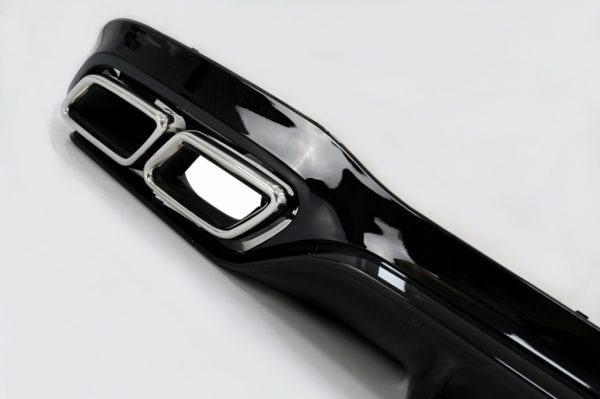 Πίσω Προφυλακτήρας Air Diffuser με Exhaust Muffler Tips Chrome για Mercedes E-Class W213 (2016-up) E63 Design - Image 2