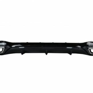 Πίσω Προφυλακτήρας Air Diffuser με Exhaust Muffler Tips Chrome για Mercedes E-Class W213 (2016-up) E63 Design