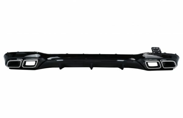 Πίσω Προφυλακτήρας Air Diffuser με Exhaust Muffler Tips Chrome για Mercedes E-Class W213 (2016-up) E63 Design
