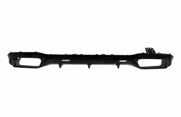 Πίσω Προφυλακτήρας Air Diffuser με Exhaust Muffler Tips για Mercedes E-Class W213 (2016-up) E63 Design All Black - Image 3