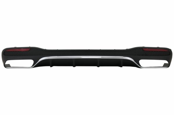 Πίσω Προφυλακτήρας Air Diffuser με Exhaust Muffler Tips για Mercedes GLE Class W166 SUV Facelift (2015-2019) GLE63 Design - Image 2
