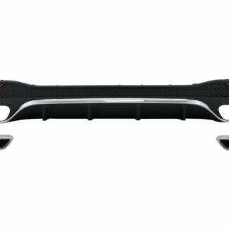 Πίσω Προφυλακτήρας Air Diffuser με Exhaust Muffler Tips για Mercedes GLE Class W166 SUV Facelift (2015-2019) GLE63 Design