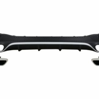 Πίσω Προφυλακτήρας Air Diffuser με Exhaust Muffler Tips για Mercedes GLS Class X166 SUV Facelift (09.2015-2019) GLS63 Design