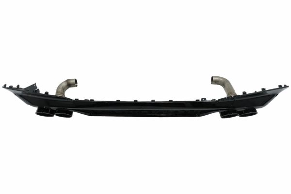 Πίσω Προφυλακτήρας Διαχύτης Diffuser Double Outlet με Exhaust Tips για BMW X3 G01 (2018-up) M Design Piano Black - Image 3