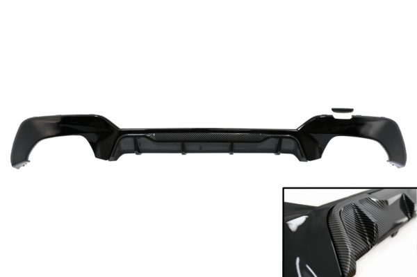 Πίσω Προφυλακτήρας Διαχύτης Diffuser για BMW 3 Series G20 G28 Sedan G21 Touring (2019-up) M340i M Look Carbon Insertion