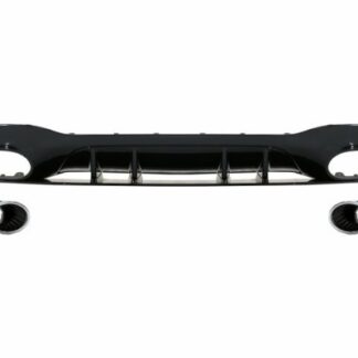 Πίσω Προφυλακτήρας Διαχύτης Diffuser για Mercedes A-Class V177 Sedan (2018-) Chrome Exhaust