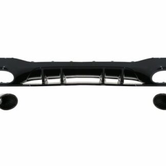 Πίσω Προφυλακτήρας Διαχύτης Diffuser για Mercedes A-Class W177 Hatchback (2018-Up) Black Exhaust