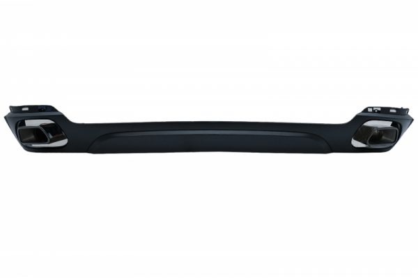 Πίσω Προφυλακτήρας Διαχύτης Diffuser & Square Exhaust Tips για BMW X5 F15 (2013-2018) M-Tech V8 Design για Standard Πίσω Προφυλακτήρας Dark Grey Edition - Image 2