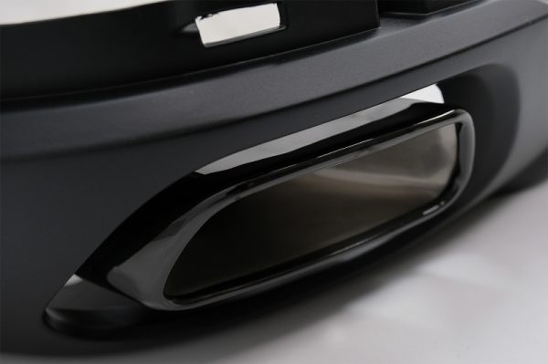 Πίσω Προφυλακτήρας Διαχύτης Diffuser & Square Exhaust Tips για BMW X5 F15 (2013-2018) M-Tech V8 Design για Standard Πίσω Προφυλακτήρας Dark Grey Edition - Image 3