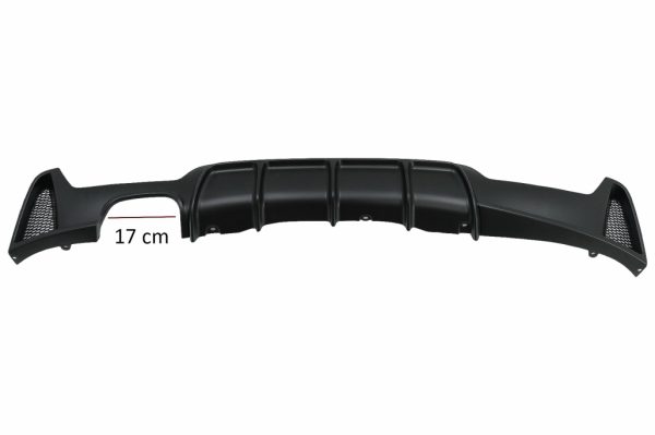 Πίσω Προφυλακτήρας Diffuser για BMW 4 Series F32 F33 F36 (2013-2019) Coupe Cabrio M Design Left Double Outlet Black - Image 3